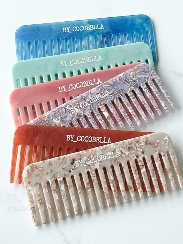 Hot Seller! Eco-friendly acetate wide tooth comb
